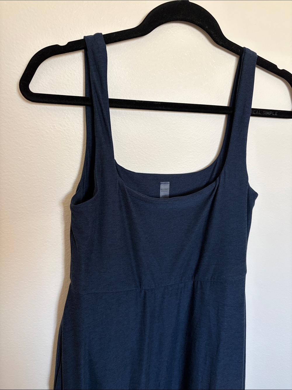 Beyond Yoga Navy Scoop Neck Midi Dress - Picture 3 of 8